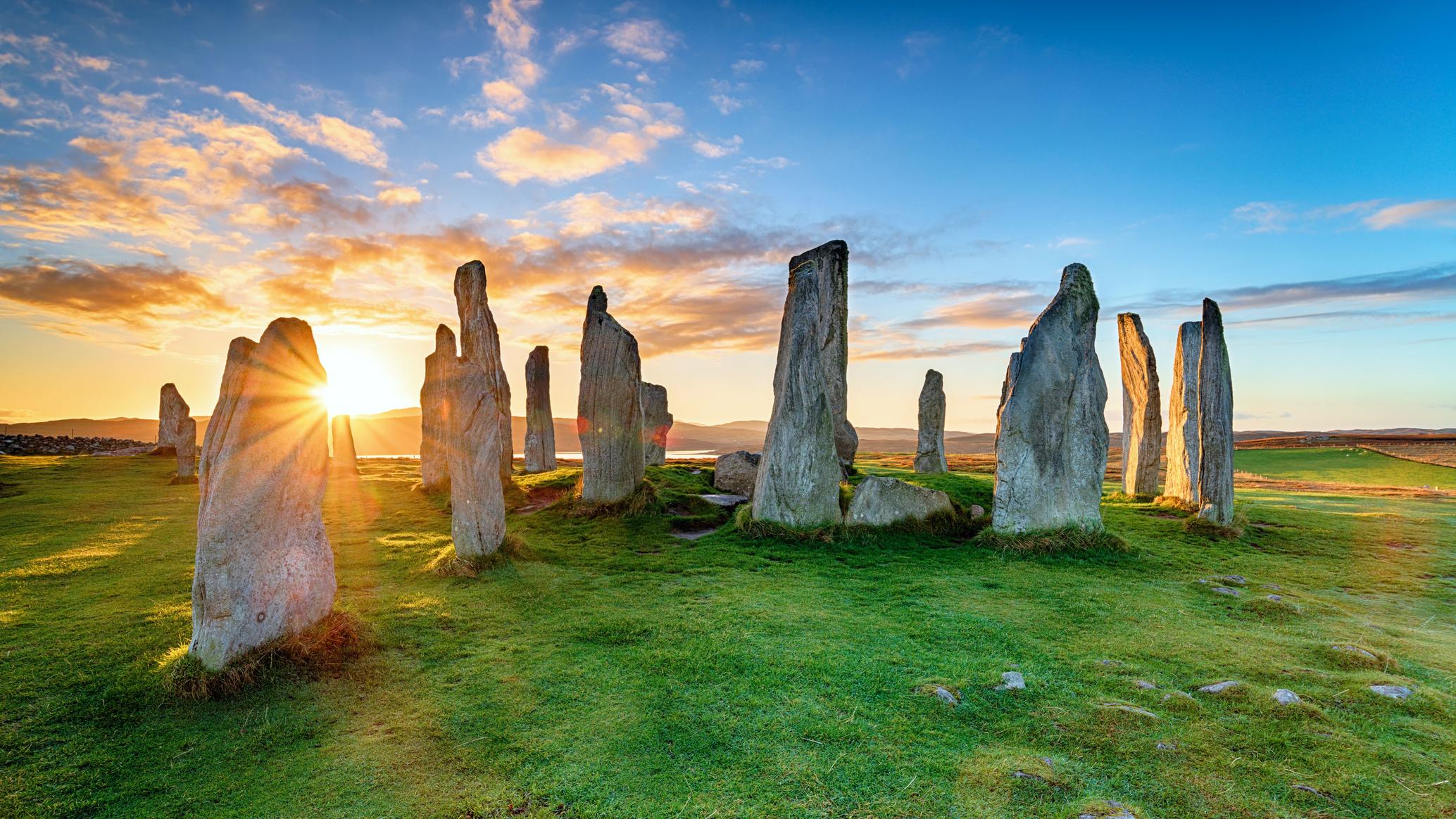 Building the stone circle would