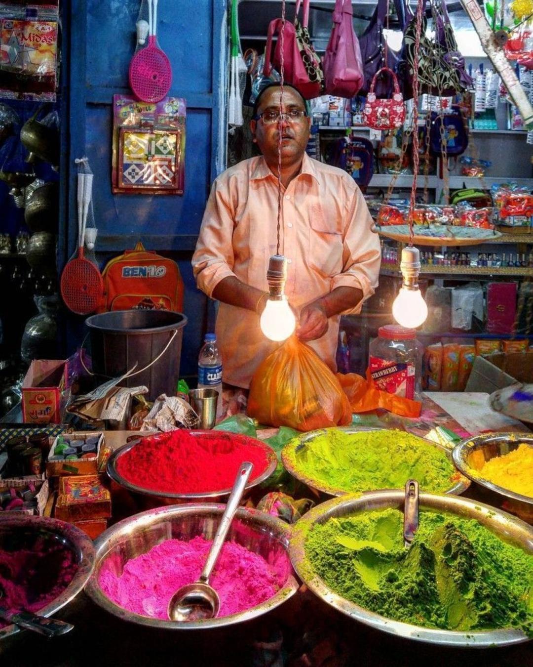 Фестиваль красок Холи в Индии - праздник весны (фото)