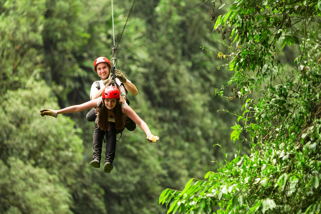 The longest, highest, and biggest zipline in the world of Hotels