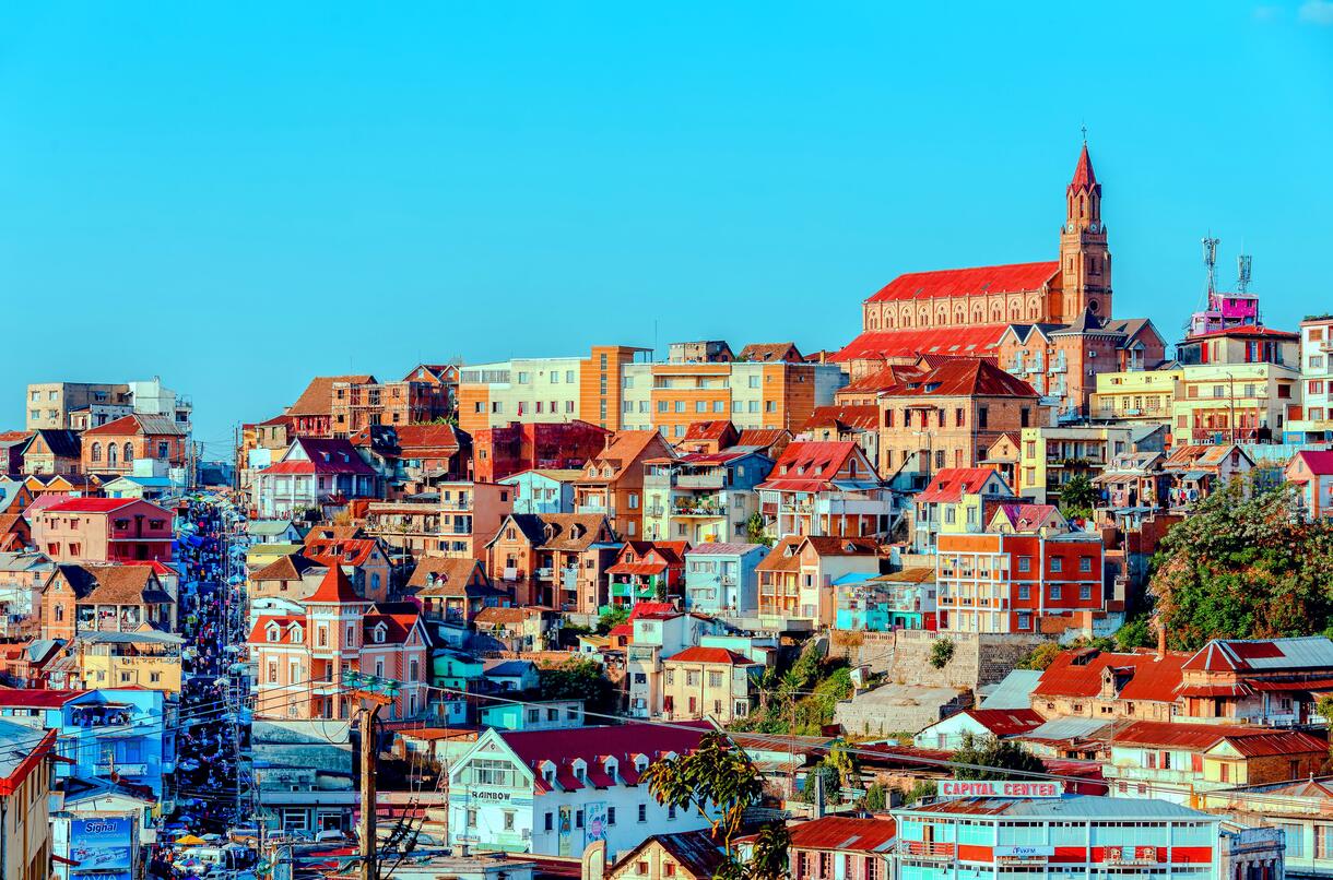 Antananarivo City Hills Skyline Madagascar