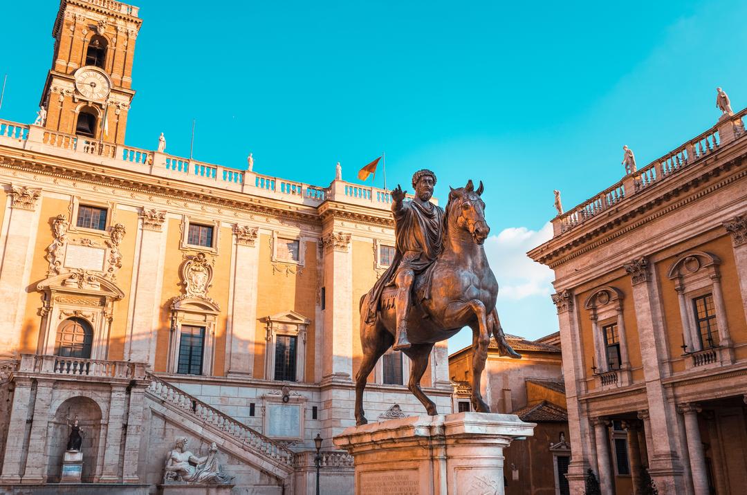 Capitoline Hill or Roman Capitol - one of the seven hills of Rome